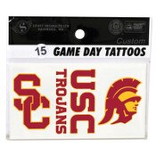USC Trojans Classic Temporary Tattoo Set